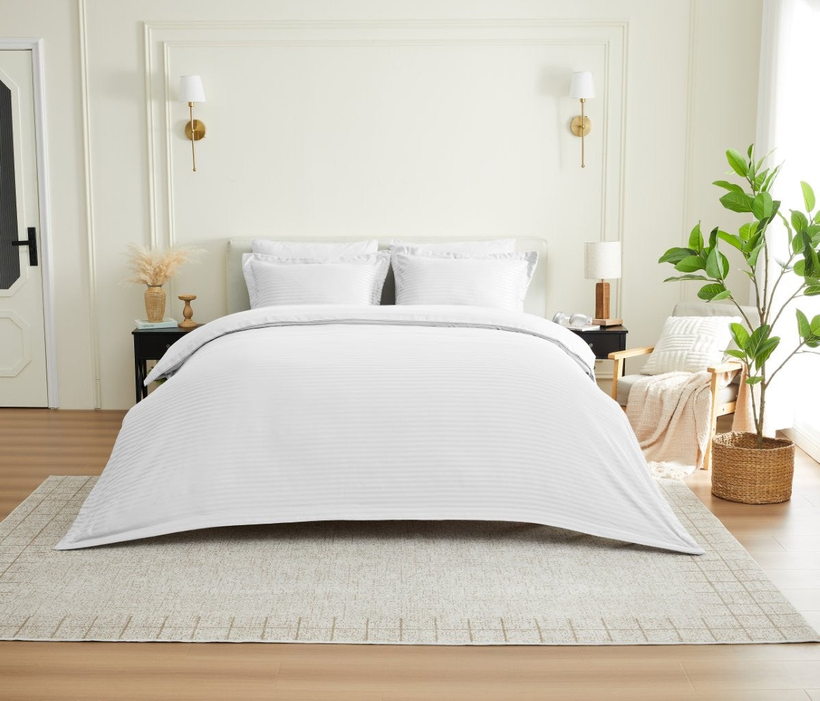 Oxford Seersucker Duvet Cover Set | 3 Colours