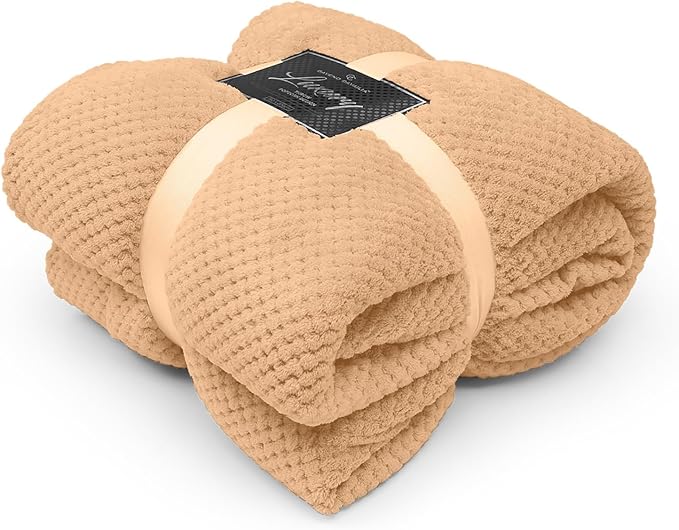 Popcorn Fleece Throws | 18 Colours