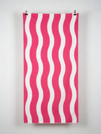 Wavy Stripe Beach Towel | 5 Colours | 152CM × 71CM