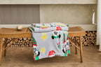 Player Gnomes Xmas Flannel Sherpa Throw