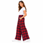 Tartan Check Palazzo Trousers | 3 Colours