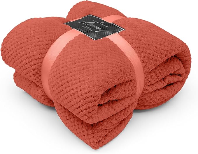 Popcorn Fleece Throws | 18 Colours