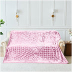 Blossom Heart Heavy Blanket | 200CM x 240CM | Blush Pink