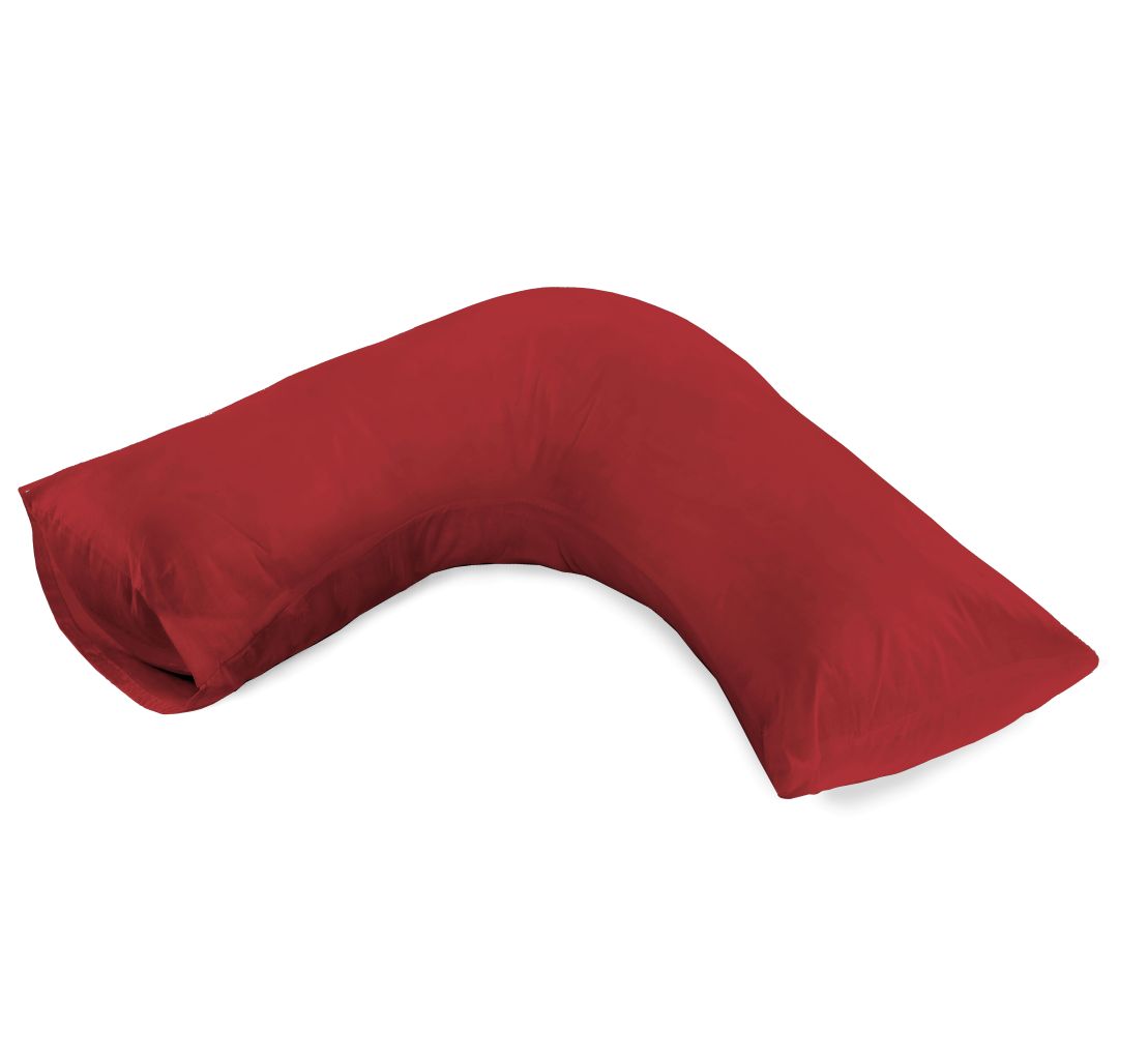 180TC Percale Poly Cotton V Shaped Pillow Cases | Pack of 2 | 14 Colours