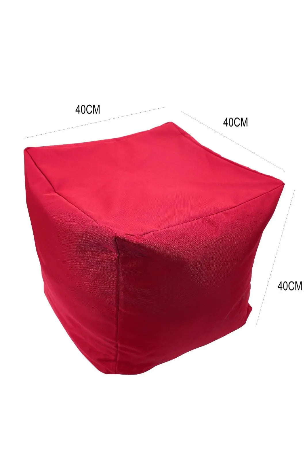 red waterproof beans bag