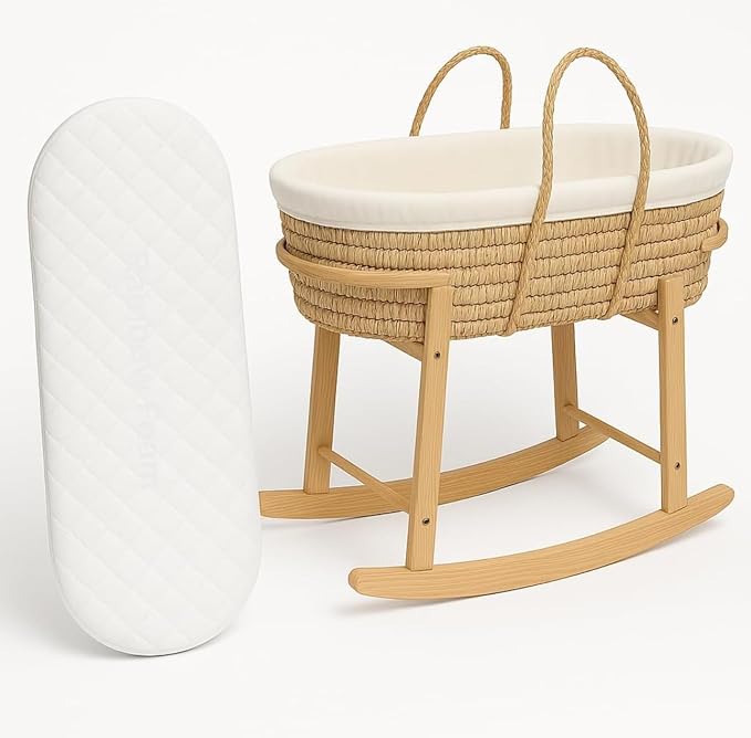 Oval Bassinet Mattress | 79 × 32 × 3 cm