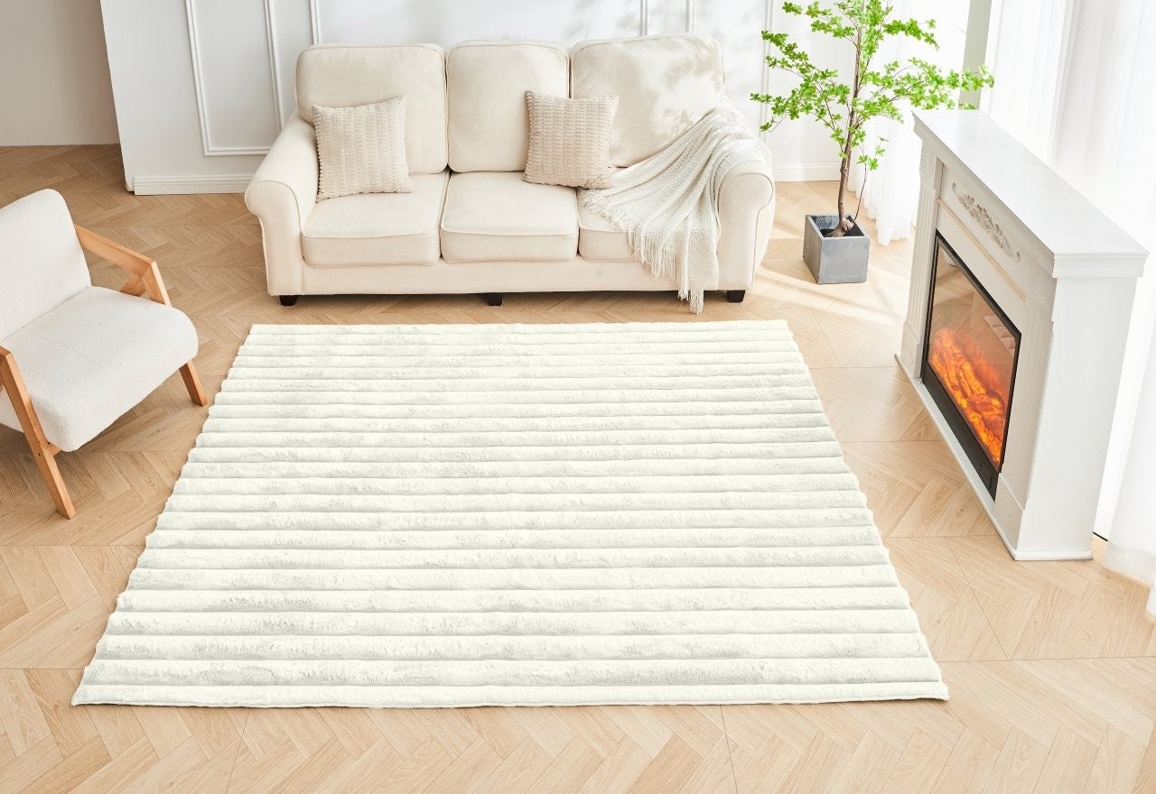 Shum Greek Faux Fur Rug | 6 Colours