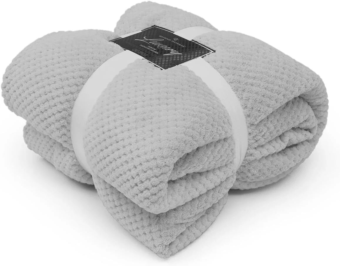 Popcorn Fleece Throws | 18 Colours