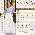 Satin Palazzo Trousers | 4 Colours