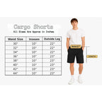 Casual Cargo Shorts | Black & Navy