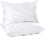 Satin Stripe Bounce Back Pillows | Pack of 2
