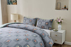 Sanareto Soft Touch Printed Duvet Cover Set