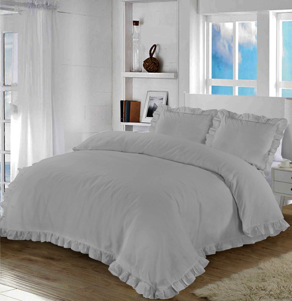 Santiago Ruffle Frilled Duvet Cover Set | 5 Colours
