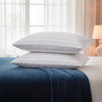 Satin Stripe Bounce Back Pillows | Pack of 2