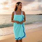 Scallop Edge Beach Towel | 4 Colours | 152CM × 71CM