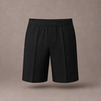 Black Pull-On School Shorts – Full Elasticated Waist