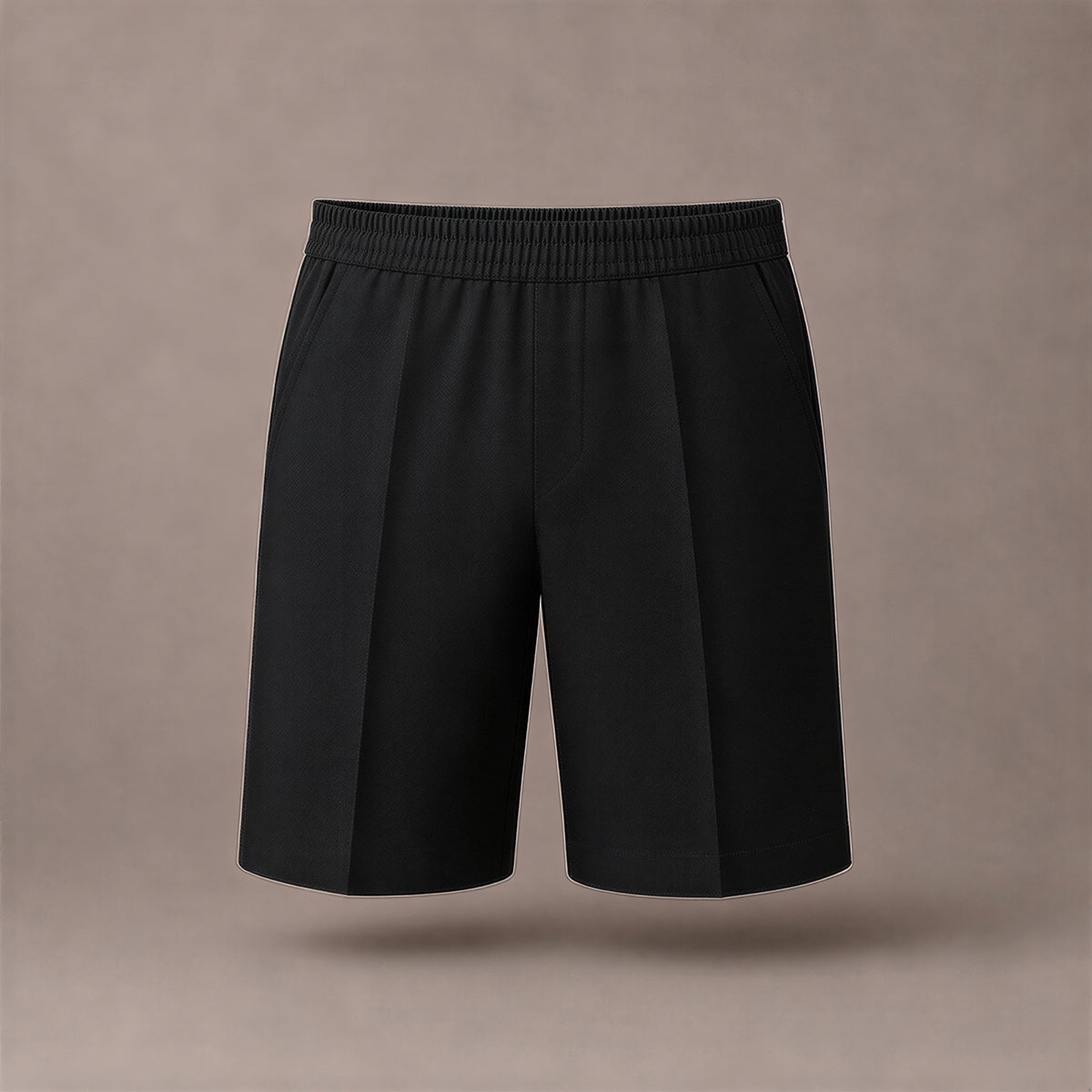 Black Pull-On School Shorts – Full Elasticated Waist