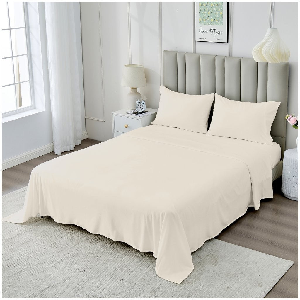 Soft Touch Plain Sheet Set | 10 Colours