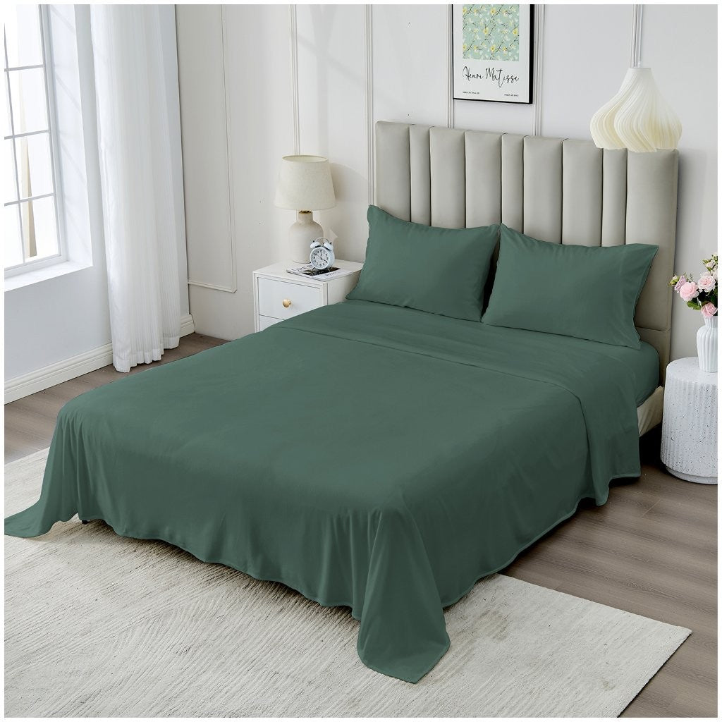 Soft Touch Plain Sheet Set | 10 Colours