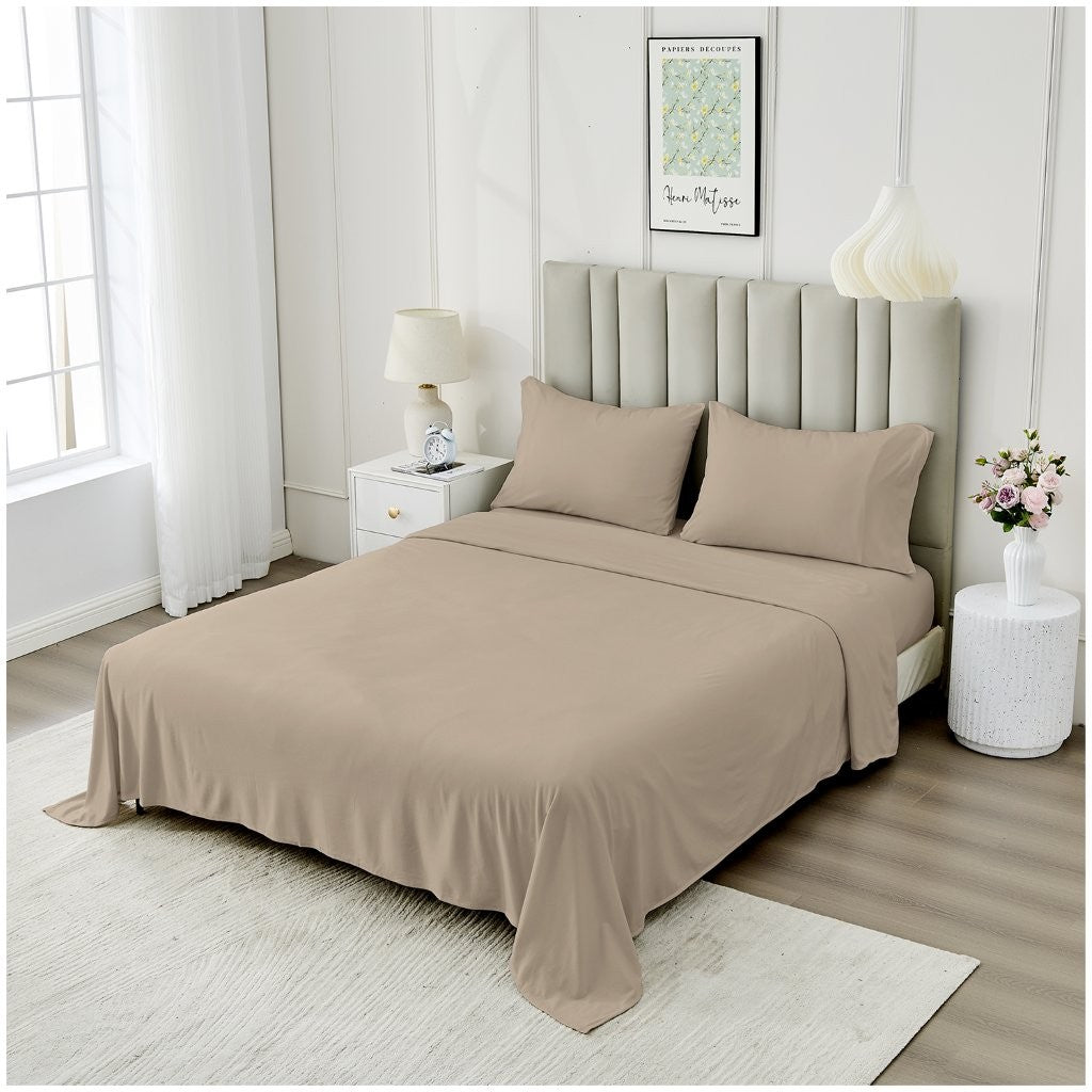 Soft Touch Plain Sheet Set | 10 Colours