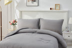 Kids Star Grey Coverless TOG 10.5 Quilt & Pillow Set
