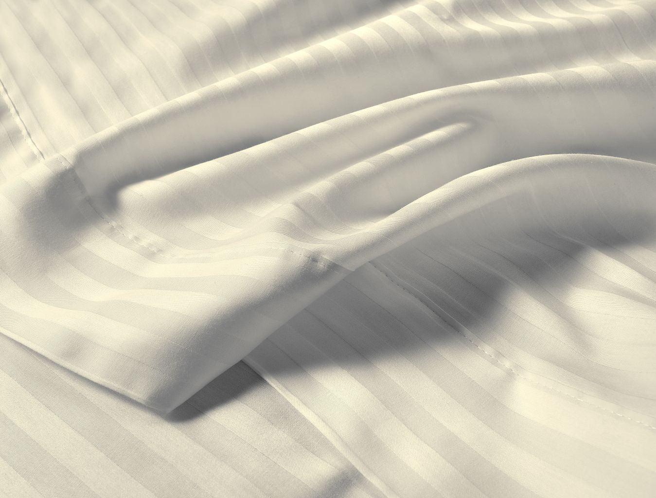 250TC Egyptian Cotton Satin Stripe Flat Sheet | 7 Colours