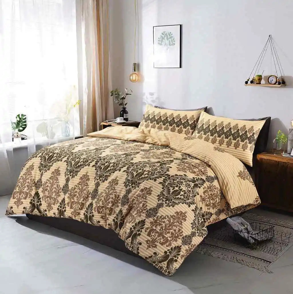 tanya printed duvet cover set natural