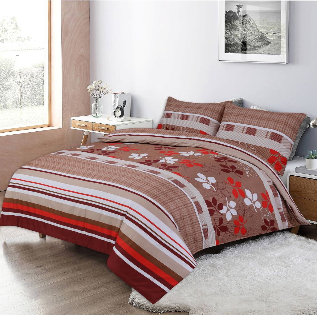 Tarka Printed Complete Set | Duvet Cover + Fitted Sheet + Pillowcases