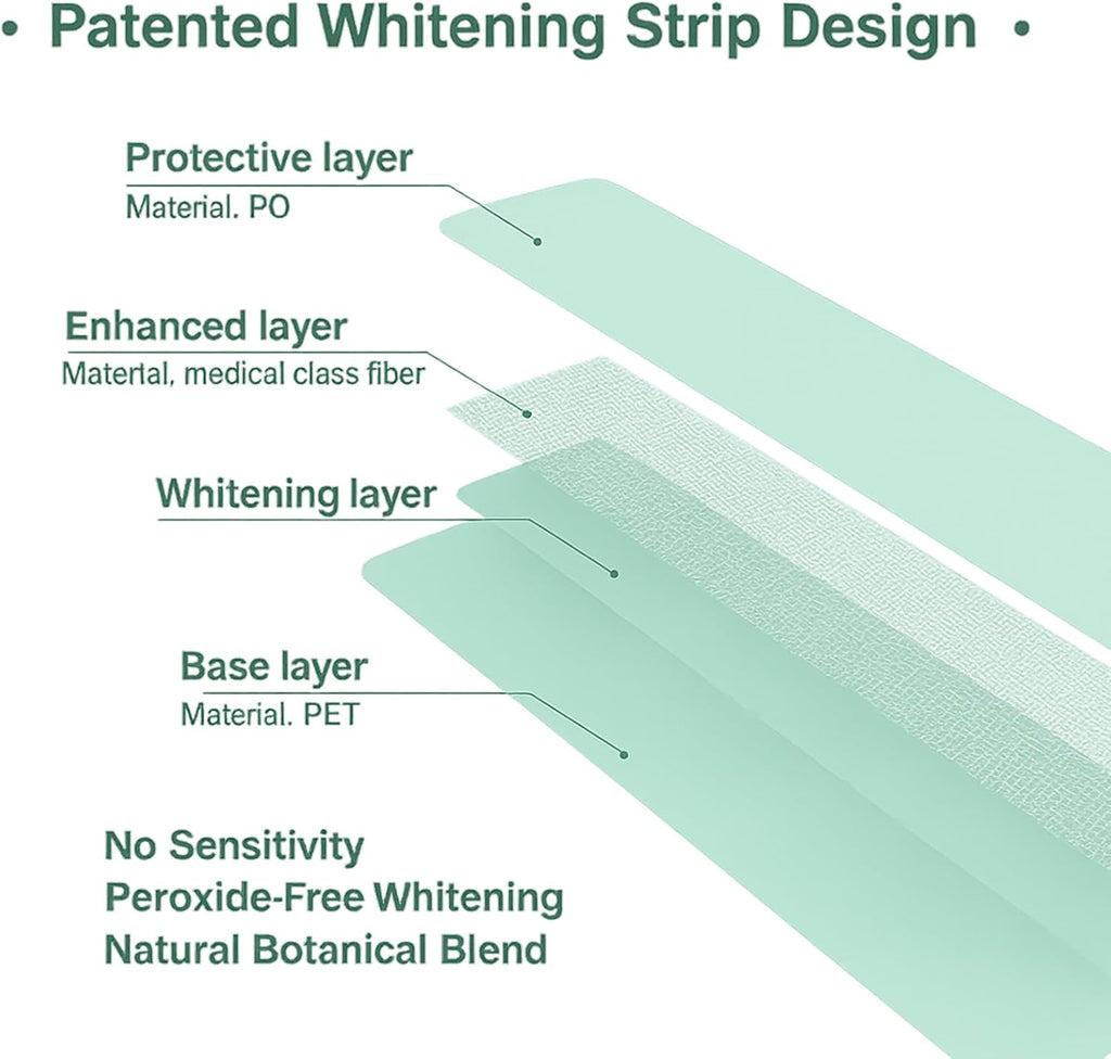 Teeth Whitening Strips | 21 Treatments (42 Stripes)