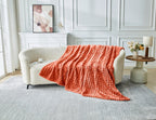 Bubble Jacquard Fleece Throws | 6 Colours