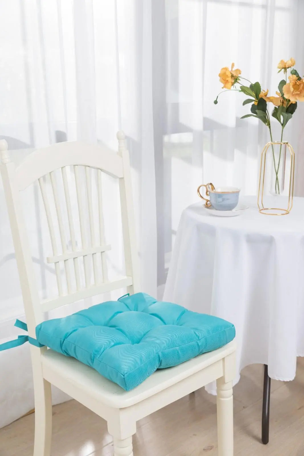 chair seat cushions teal
