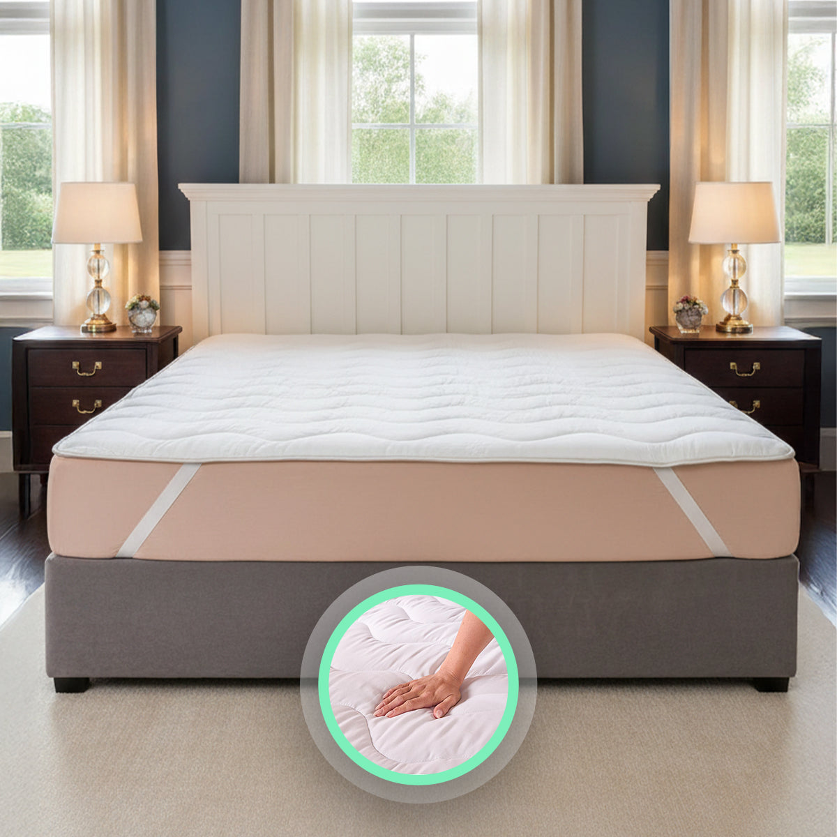 Thermal Heat Retaining Mattress Topper