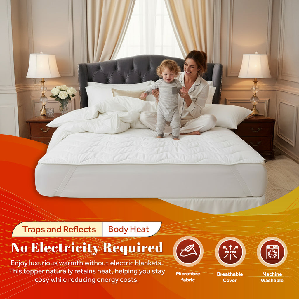 Thermal Heat Retaining Mattress Topper