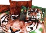 TIGER 3D PRINTED DUVET COVER SET