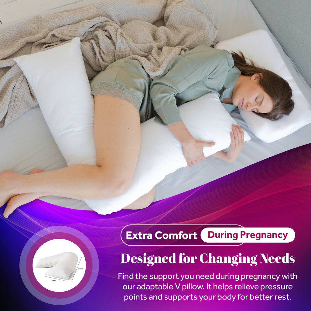 V Shaped Support Pillow | 75CM x 40CM x 36CM