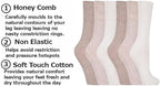 Off White & Browns Women’s Diabetic Socks | Size 4 - 7