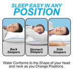 Adjustable Water Pillow | 300TC Cotton Cover