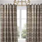 Woven Check Blackout Curtains | 2 Colours