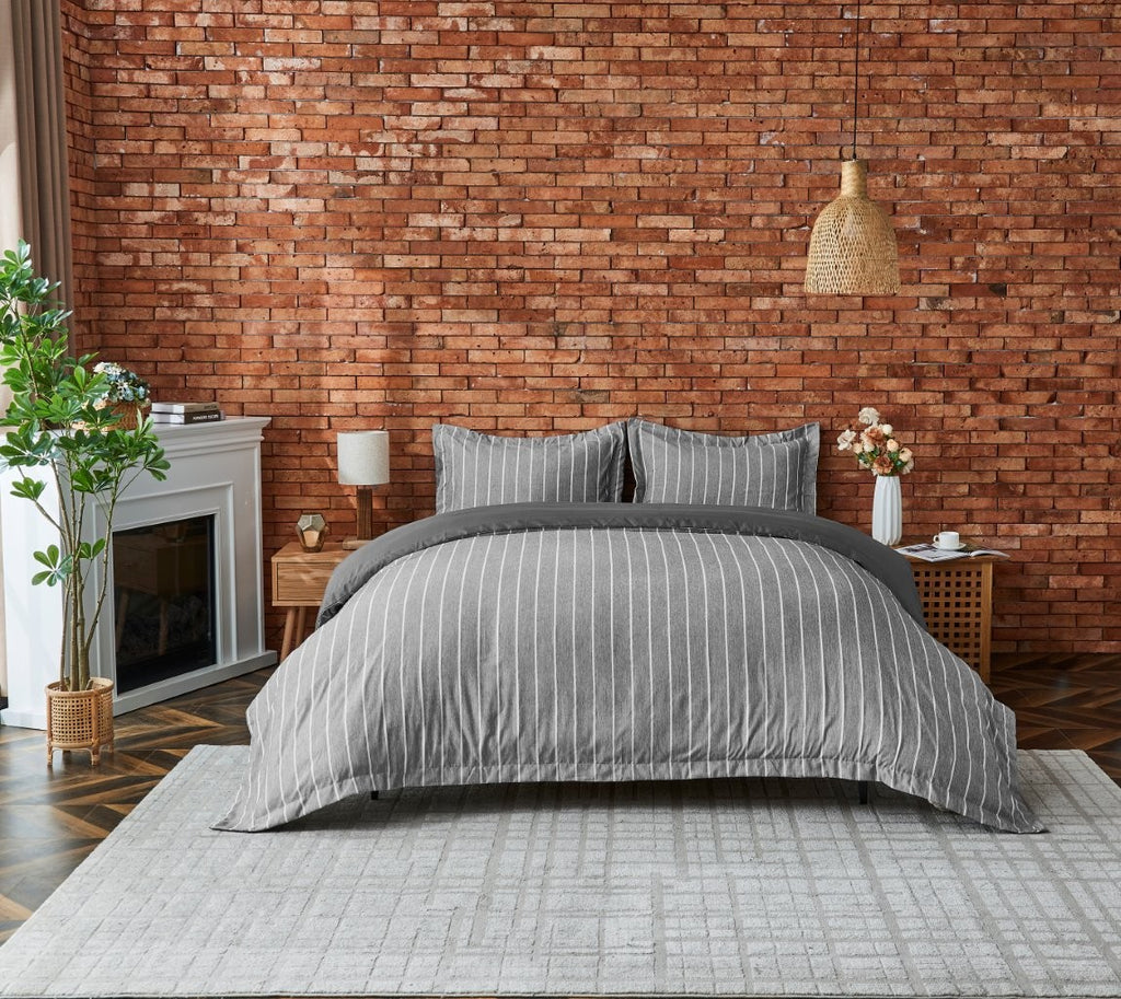 Wrexham Seersucker Duvet Cover Set | 3 Colours