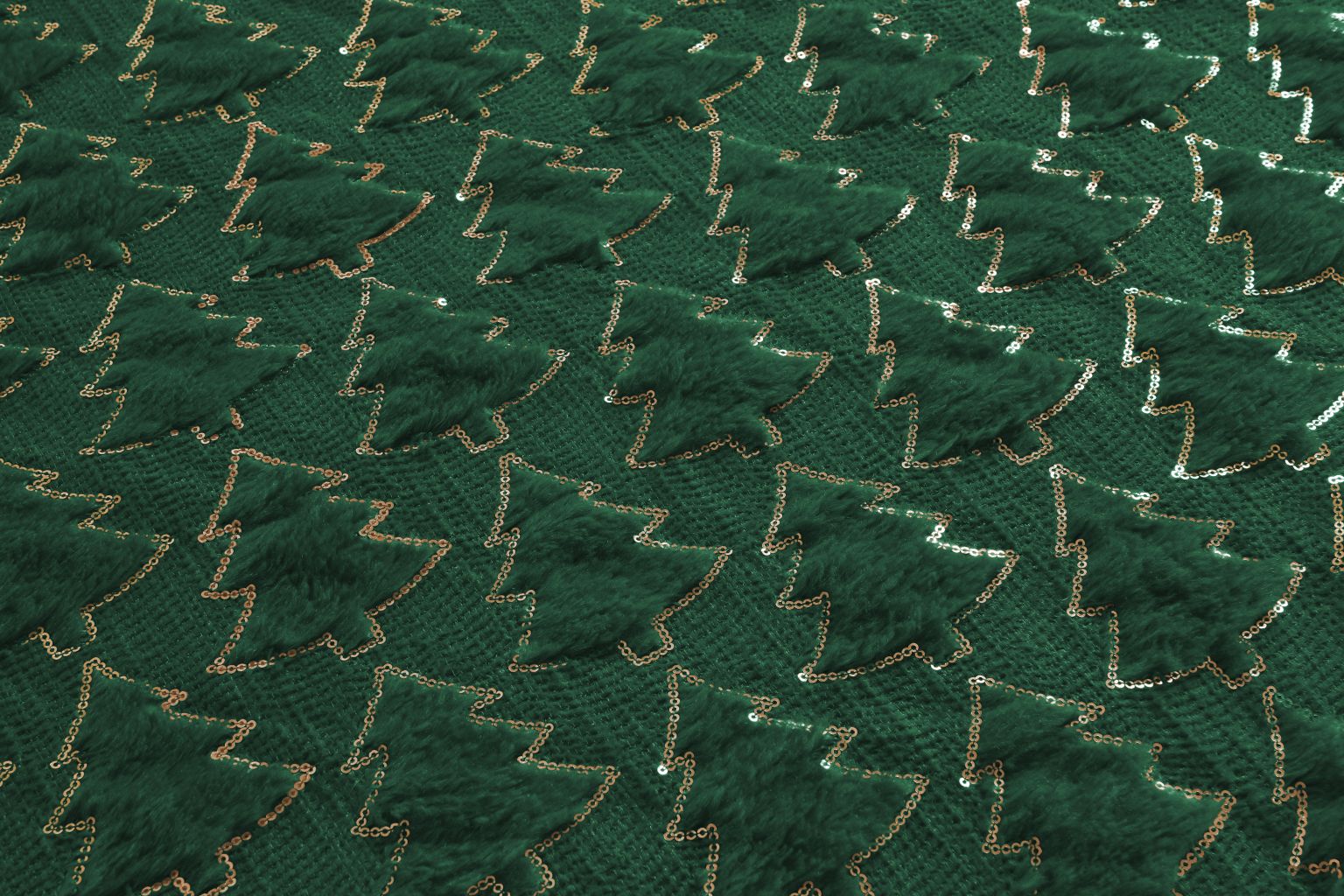 Christmas Tree Teddy Fleece Duvet Cover Set | 3 Colours