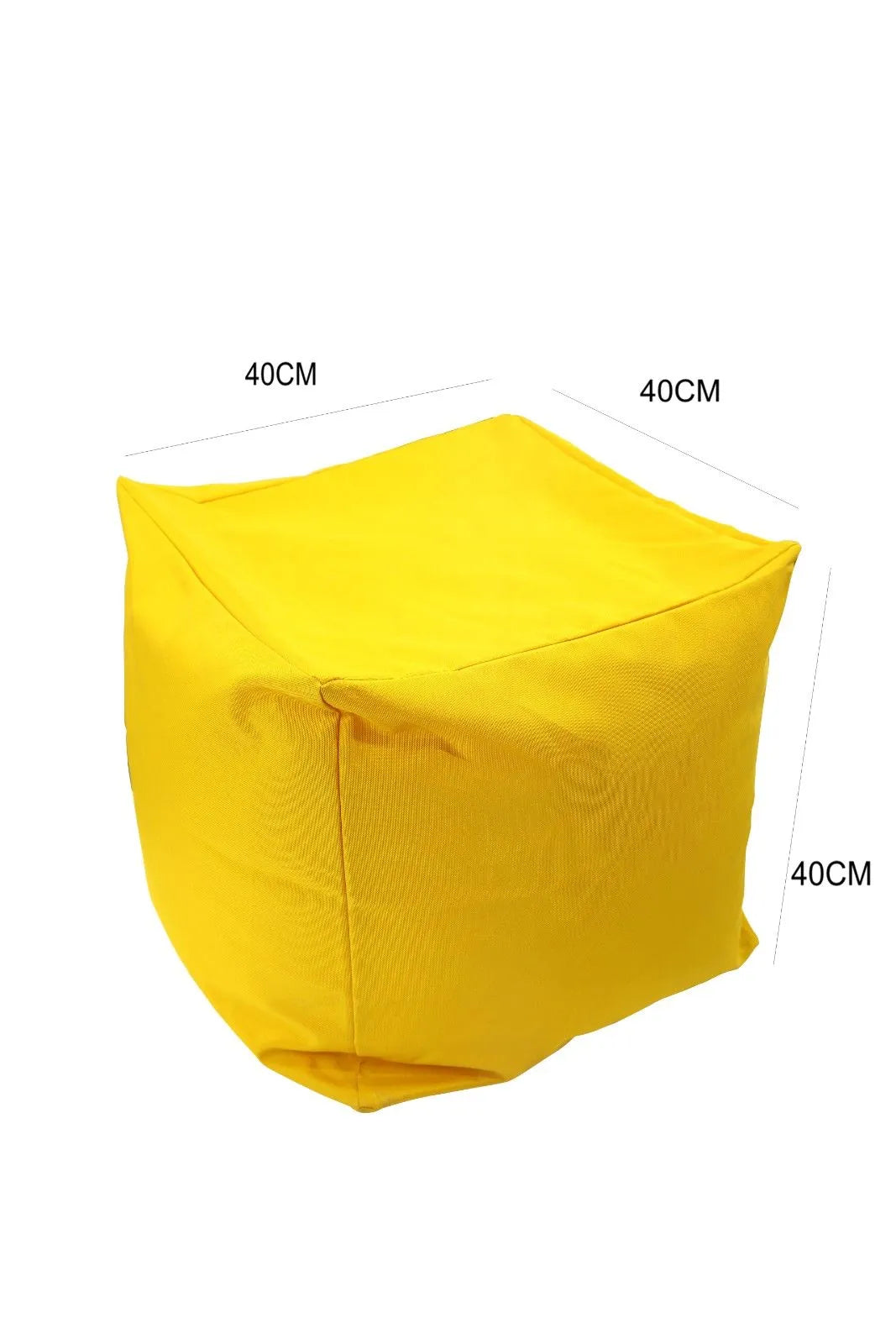 yellow waterproof beans bag