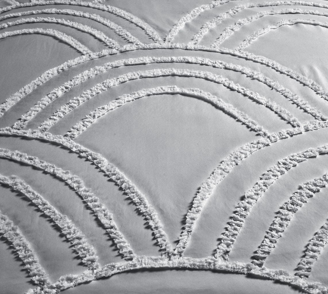 Zara Tufted Chevron Duvet Cover Set | 3 Colours