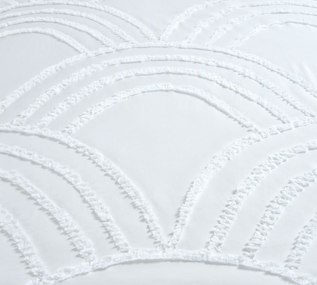 Zara Tufted Chevron Duvet Cover Set | 3 Colours