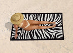 Zebra Skin Sand Free Beach Towel | 180CM × 100CM