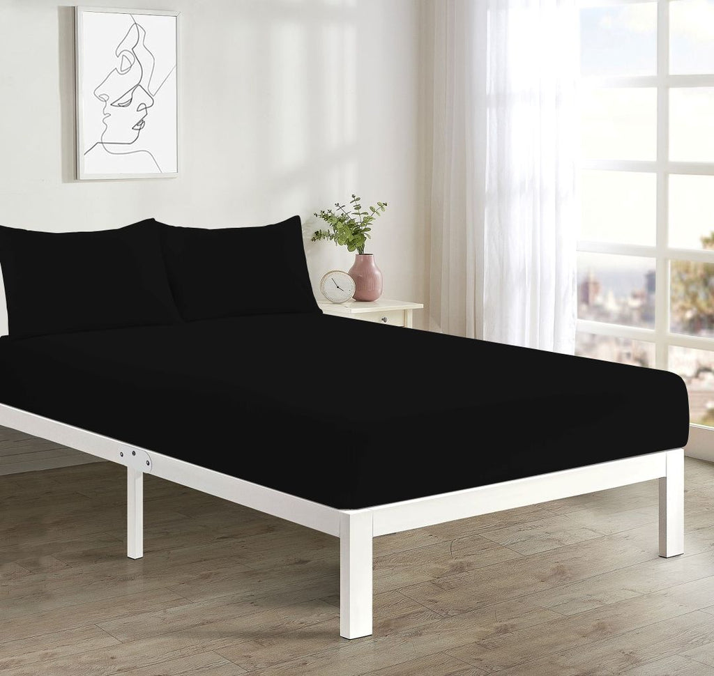 Brushed Microfibre Fitted Sheets | 25CM Deep