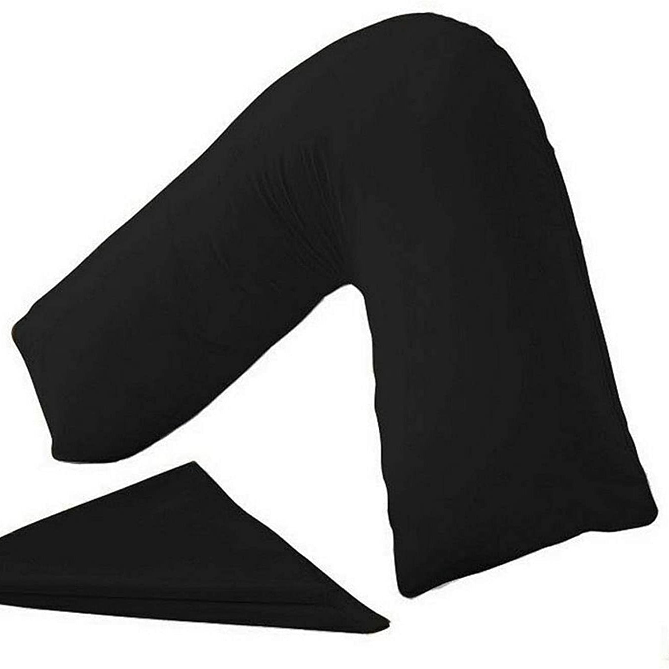 PC v shaped pillowcase Black
