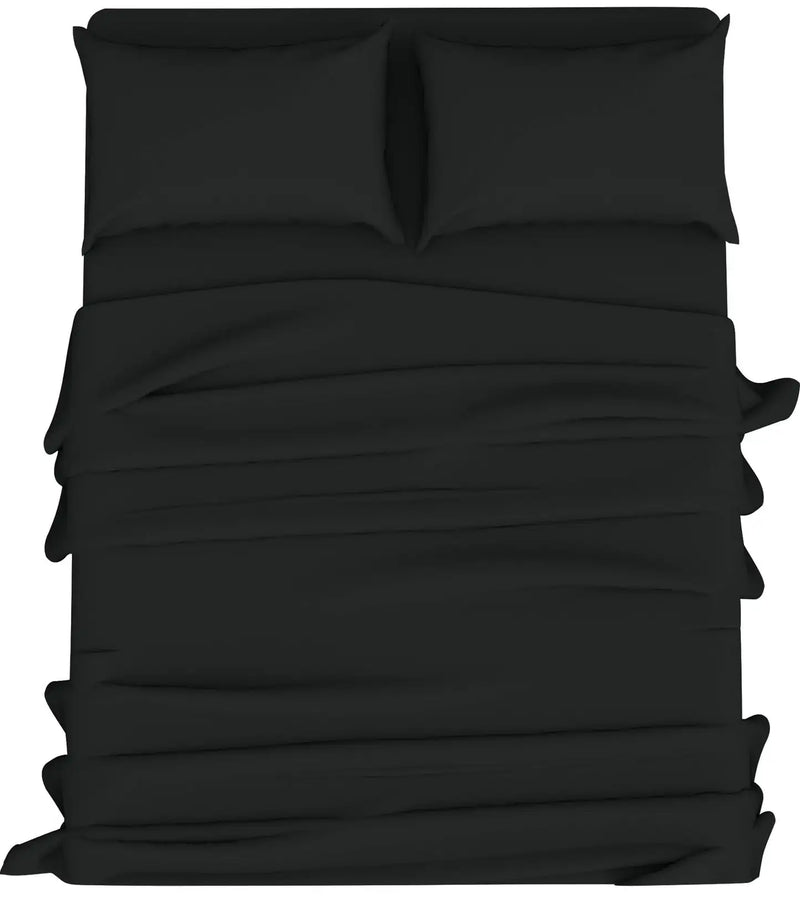 easy care PC sheets set black