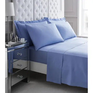 200tc egyptian cotton pillowcase blue