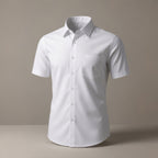 Boys White School Shirt Short Sleeve