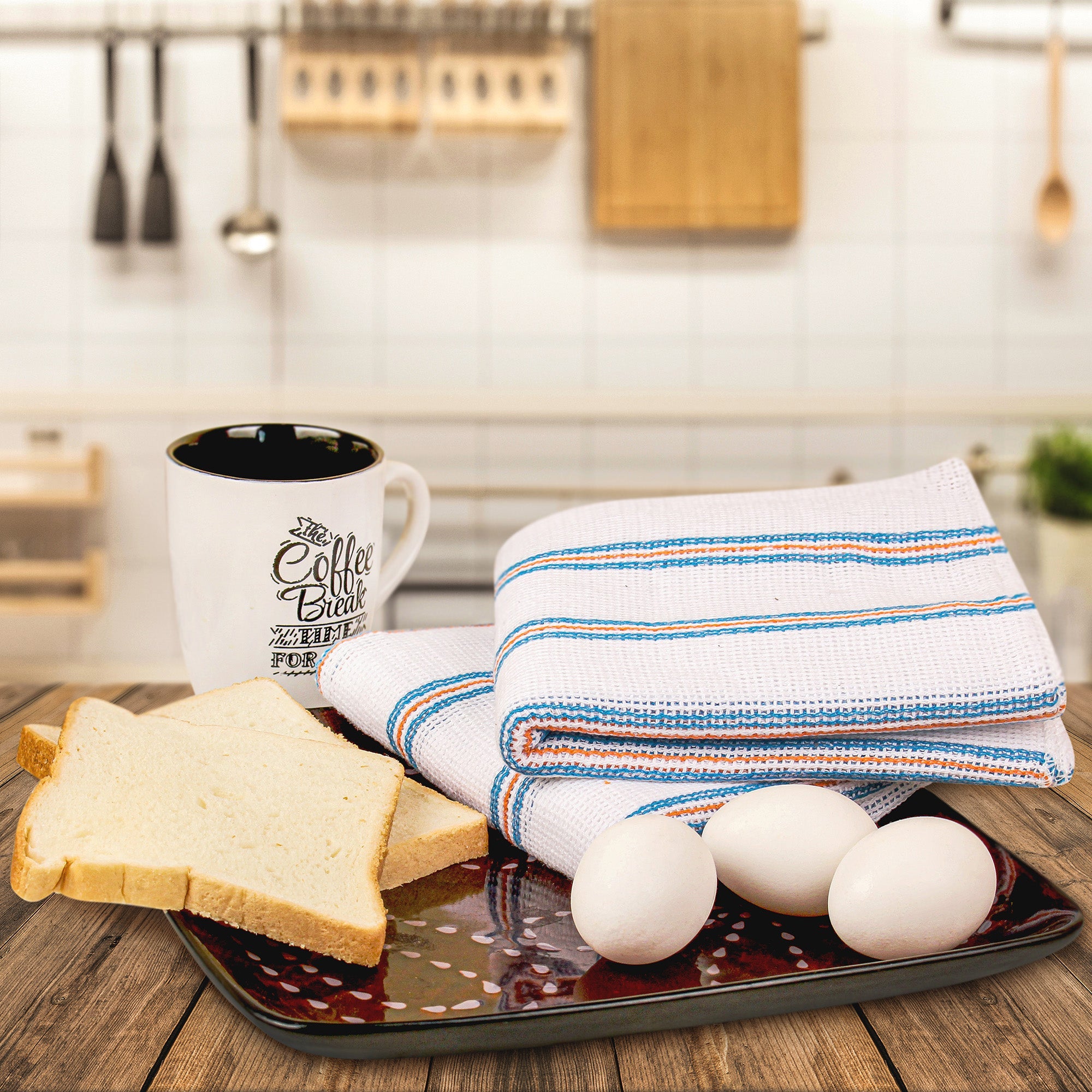 100% Cotton Dish Cloths for Washing Up